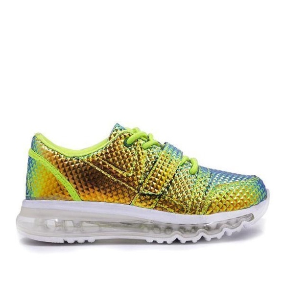 YRU AIIRE SNEAKER-GREEN ATLANTIS NEW N BOX ALIEN - Picture 4 of 5